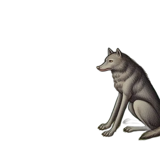 animal, creature, staff, watercolor transparent PNG cut-out