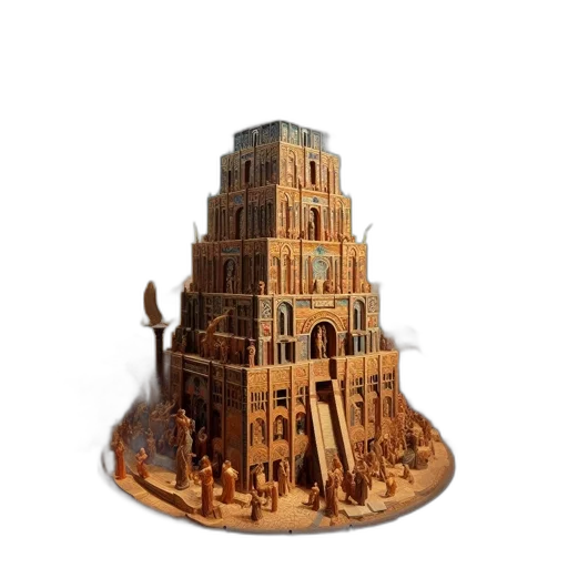 building, 3d render, concept art, fantasy art transparent PNG cut-out