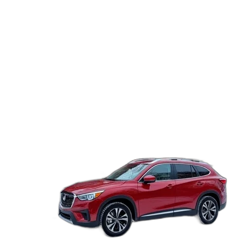 car, 3d render, red, suv transparent PNG cut-out