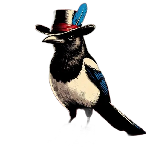 hat, animal, staff, crown transparent PNG cut-out