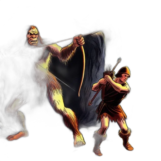 creature, concept art, fantasy art, comic book art transparent PNG cut-out