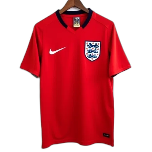 red, england, football, jersey transparent PNG cut-out