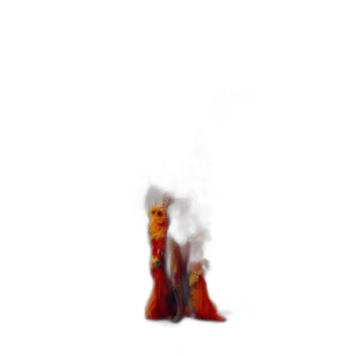 staff, dragon, crown, creature transparent PNG cut-out