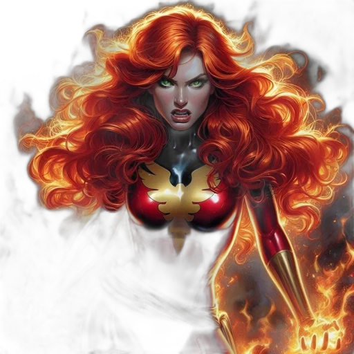 comic book art, fantasy art, concept art, photorealistic transparent PNG cut-out