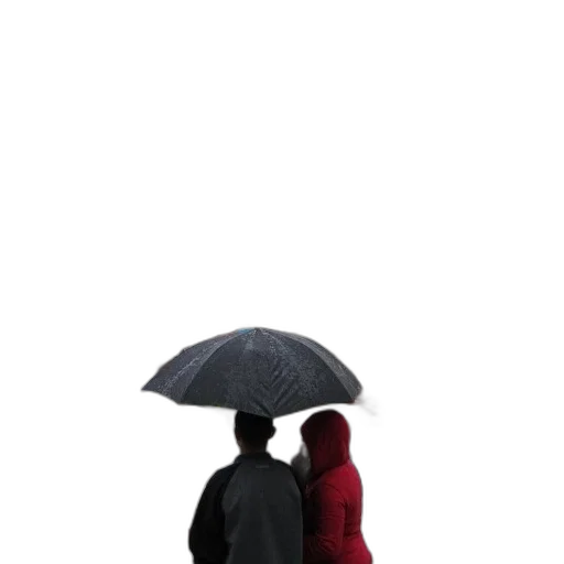 umbrella, jacket, hat, dress transparent PNG cut-out