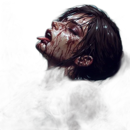 face, creature, photorealistic, concept art transparent PNG cut-out