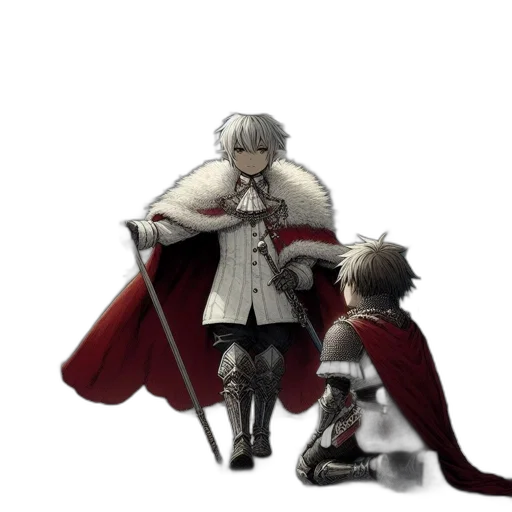 sword, weapon, staff, crown transparent PNG cut-out