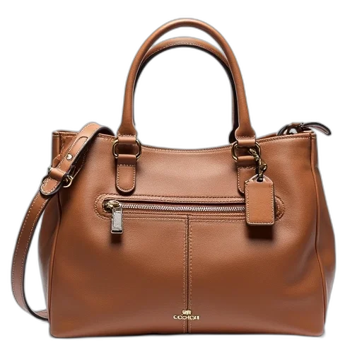 earth tones, coach, women, large transparent PNG cut-out