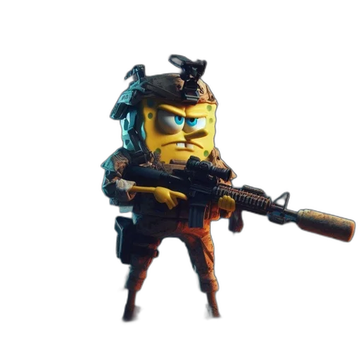 weapon, mask, robot, staff transparent PNG cut-out