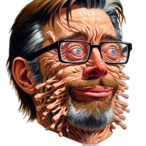 face, mask, creature, animal transparent PNG cut-out
