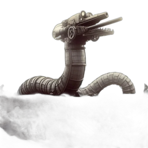 dragon, weapon, robot, creature transparent PNG cut-out