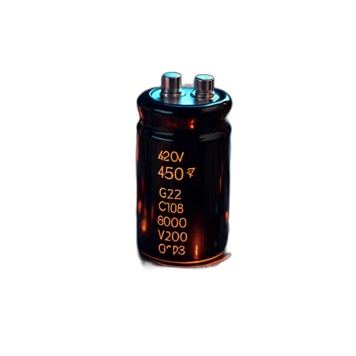 bottle, 3d render, capacitor, electronic transparent PNG cut-out
