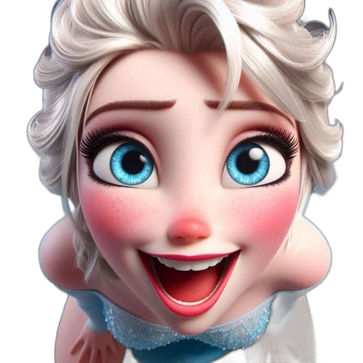 face, dress, mask, 3d render transparent PNG cut-out