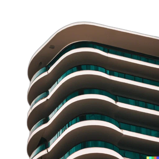 building, 3d render, photorealistic, architecturally transparent PNG cut-out