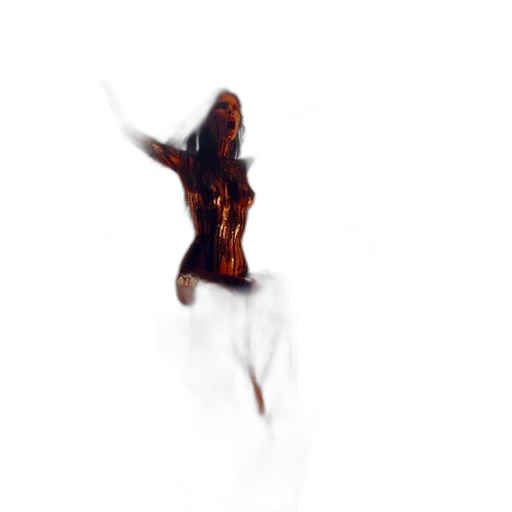dress, creature, robot, hair transparent PNG cut-out