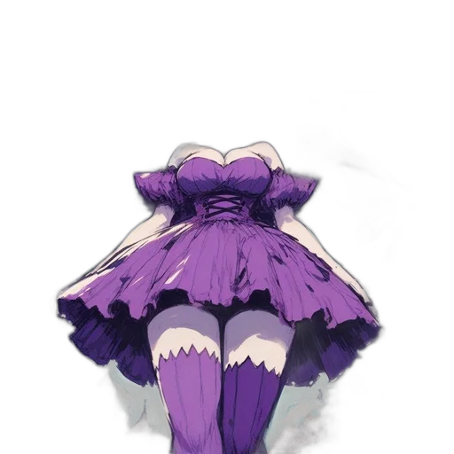 dress, crown, creature, flower transparent PNG cut-out