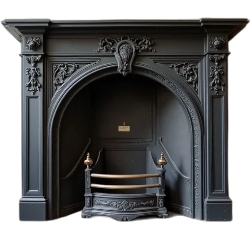 furniture, crown, 3d render, fire transparent PNG cut-out