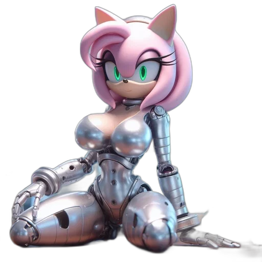 robot, weapon, concept art, 3d render transparent PNG cut-out