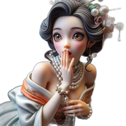 jewelry, staff, 3d render, fantasy art transparent PNG cut-out