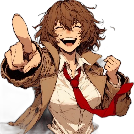 jacket, staff, weapon, face transparent PNG cut-out