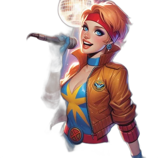 jacket, staff, comic book art, concept art transparent PNG cut-out