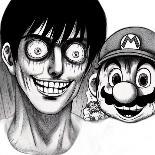 mask, face, comic book art, concept art transparent PNG cut-out