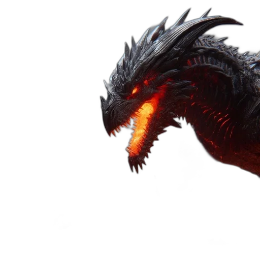 dragon, creature, animal, weapon transparent PNG cut-out