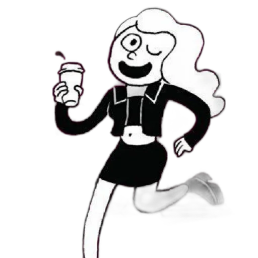 dress, staff, hair, jacket transparent PNG cut-out