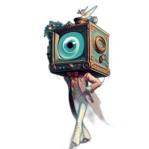 robot, weapon, staff, mask transparent PNG cut-out