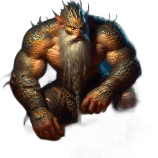 creature, dragon, animal, staff transparent PNG cut-out