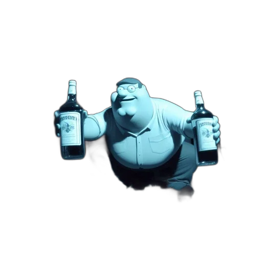 bottle, robot, animal, food transparent PNG cut-out