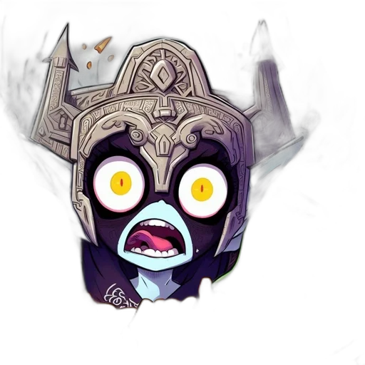 mask, crown, face, staff transparent PNG cut-out
