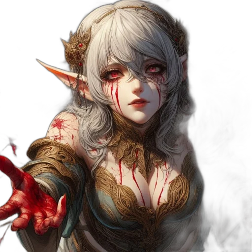 dragon, face, staff, fantasy art transparent PNG cut-out