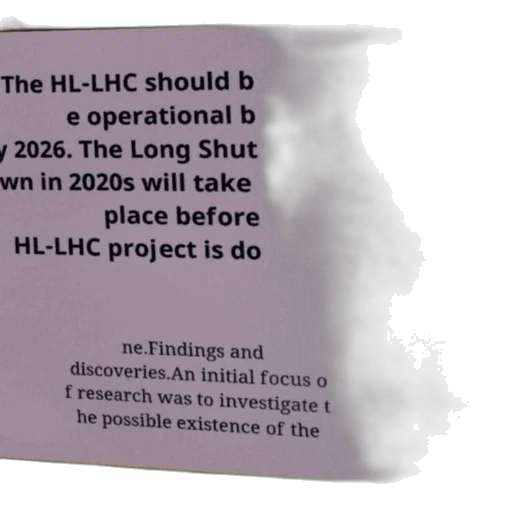 hl-lhc, should, operational, 2026 transparent PNG cut-out