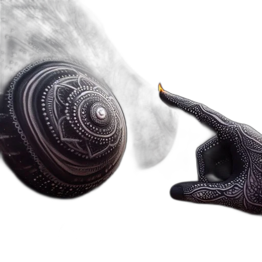 mask, dragon, weapon, staff transparent PNG cut-out