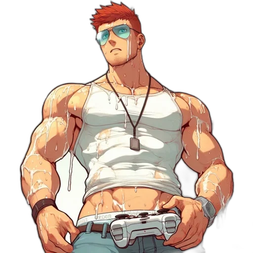 weapon, staff, jacket, concept art transparent PNG cut-out