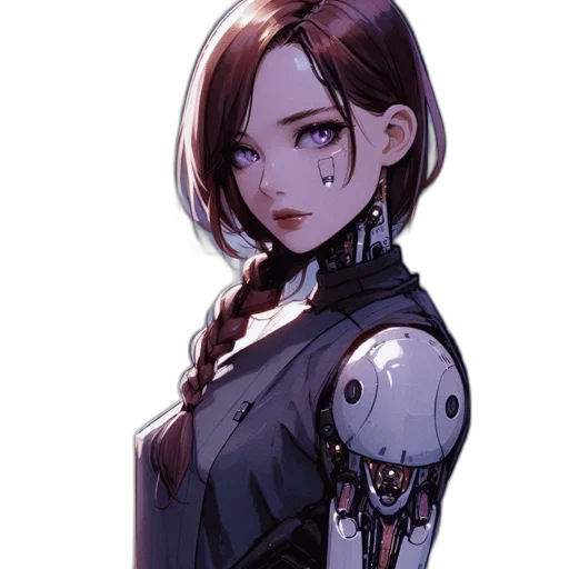 robot, staff, dress, face transparent PNG cut-out