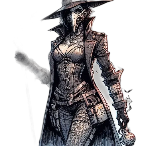 staff, concept art, comic book art, fantasy art transparent PNG cut-out