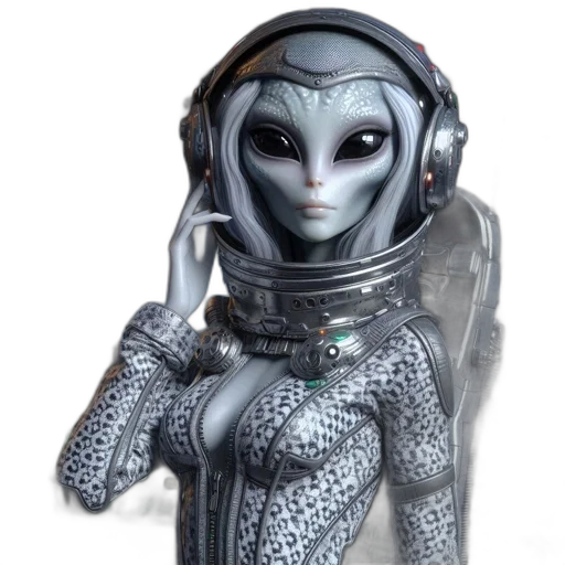 robot, jewelry, concept art, 3d render transparent PNG cut-out