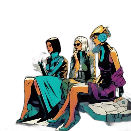 comic book art, concept art, cartoon, fire transparent PNG cut-out