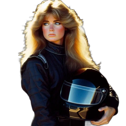 jacket, robot, hair, concept art transparent PNG cut-out
