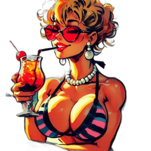 comic book art, cartoon, pixel art, concept art transparent PNG cut-out