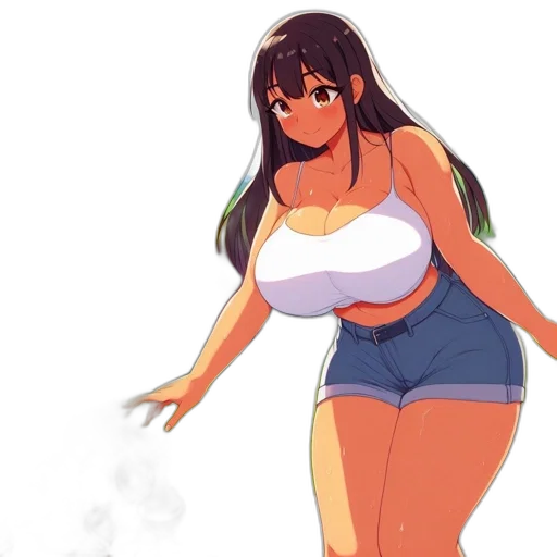dress, concept art, anime, fantasy art transparent PNG cut-out
