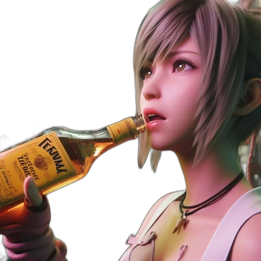 bottle, weapon, concept art, 3d render transparent PNG cut-out