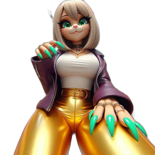 robot, jacket, 3d render, concept art transparent PNG cut-out