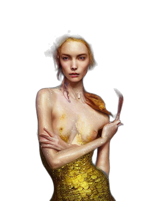 dress, jewelry, fantasy art, concept art transparent PNG cut-out