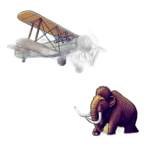 animal, car, concept art, 3d render transparent PNG cut-out