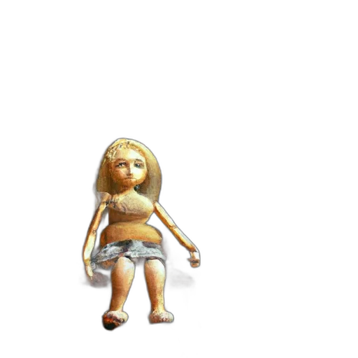 dress, creature, staff, jewelry transparent PNG cut-out