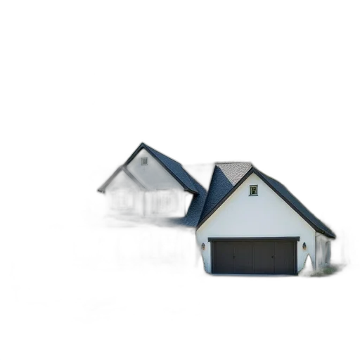 building, umbrella, furniture, 3d render transparent PNG cut-out