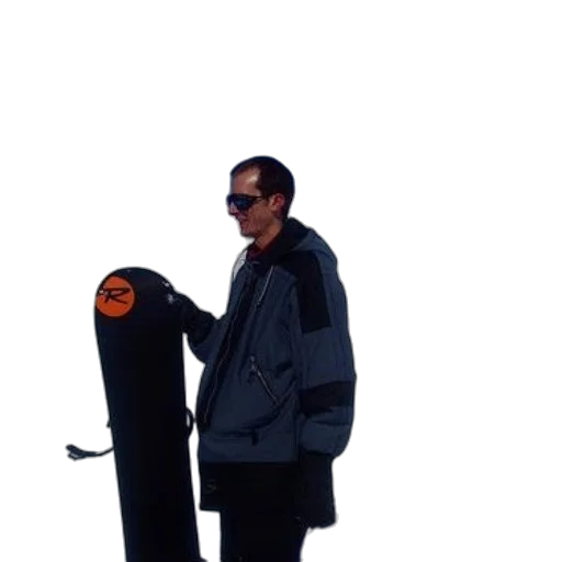 jacket, staff, umbrella, robot transparent PNG cut-out